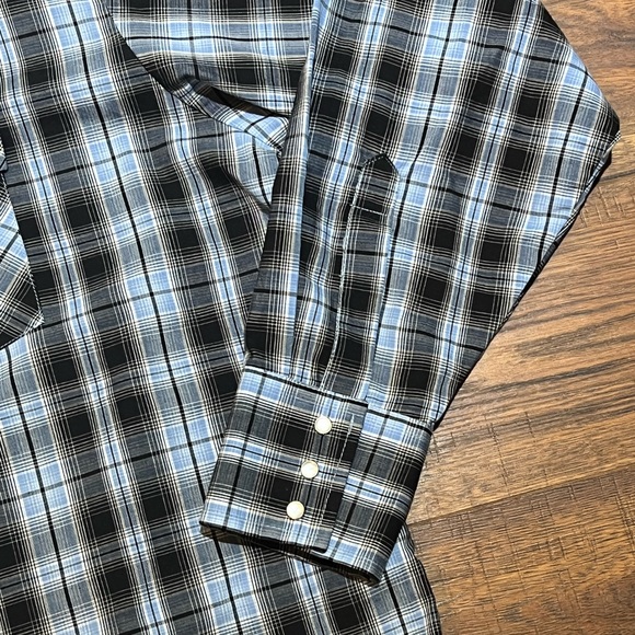 Plains Western Wear Button Down Shirt Xxl Tall - Picture 9 of 11